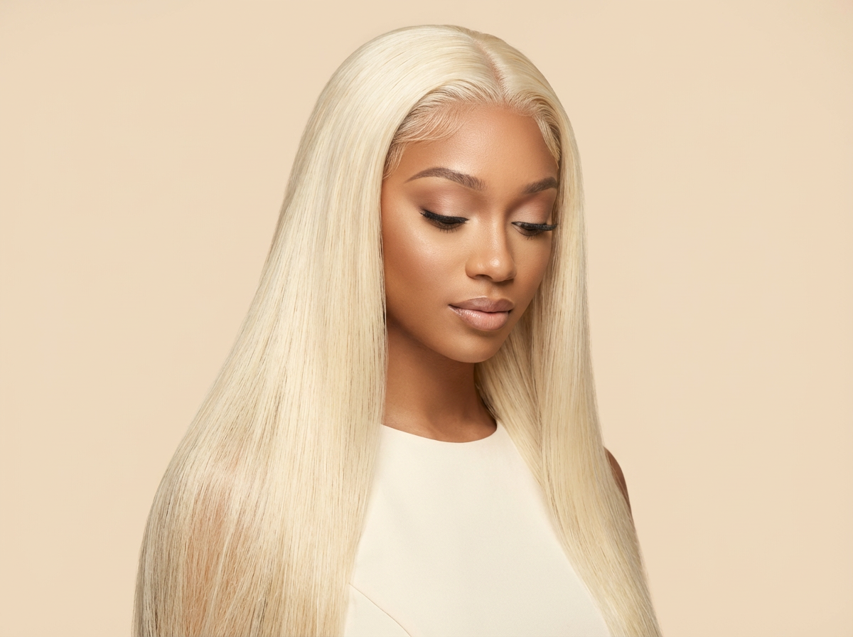 Blonde 613 HD Lace Front Wig - Straight Brazilian Human Hair 13x6 Frontal